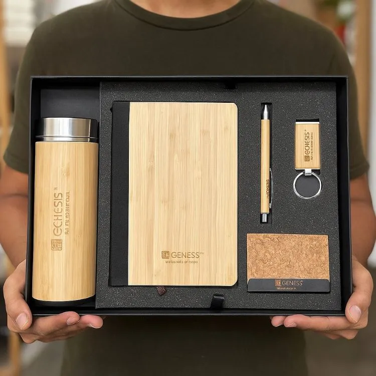 5 in 1 Eco Friendly Bamboo Combo Set